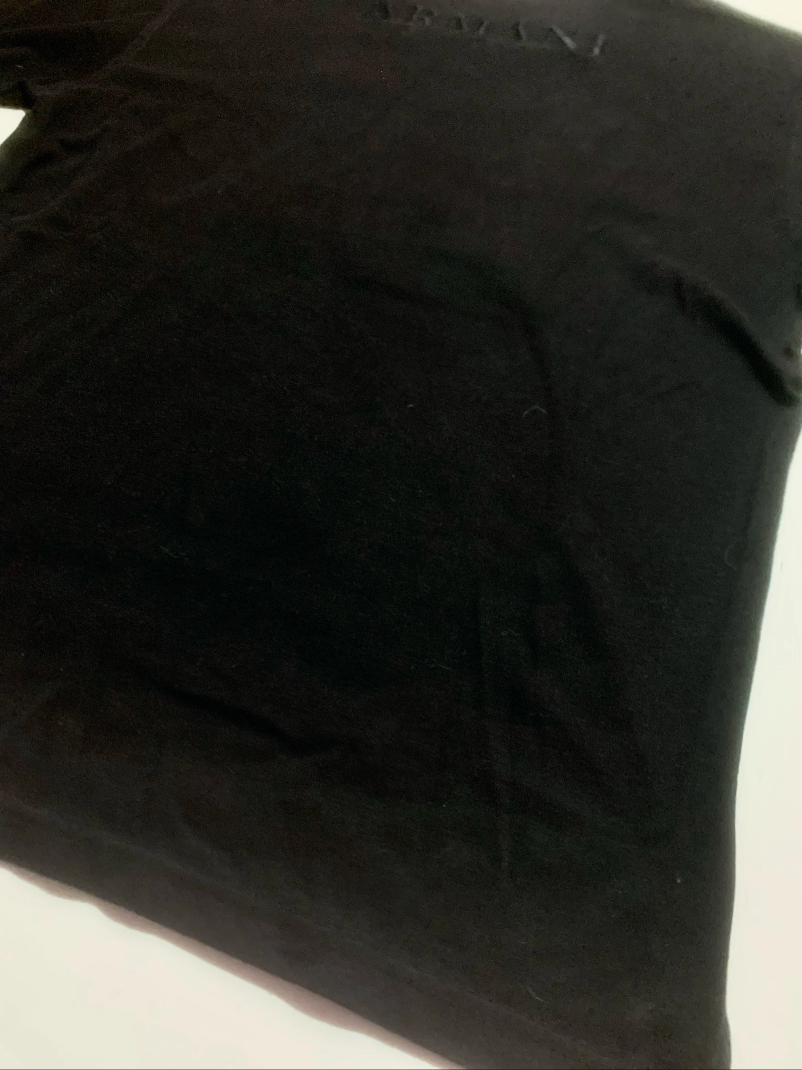 Camiseta Armani Preta Bordada Oversize Tamanho M – photo 6